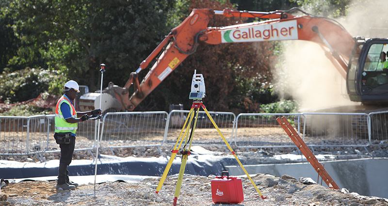 Quarrying a new site entrance